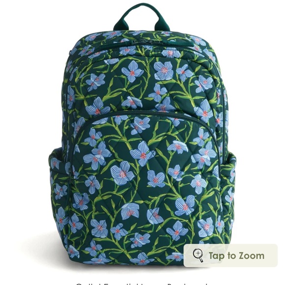 Vera Bradley Handbags - NWT Outlet Essential Large Backpack
in Ultralight in Charlotte Stems